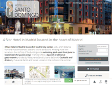 Tablet Screenshot of hotelsantodomingo.es